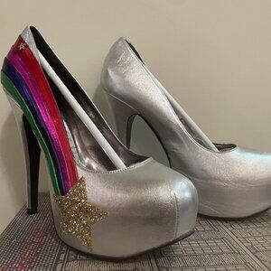 Red or Dead High Heels 7.5